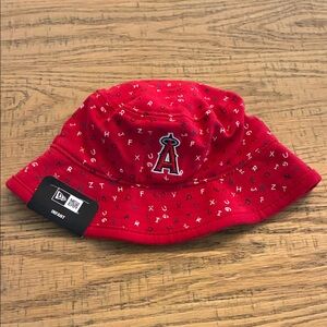 New Era Red Angels Bucket Hat for infant NWT